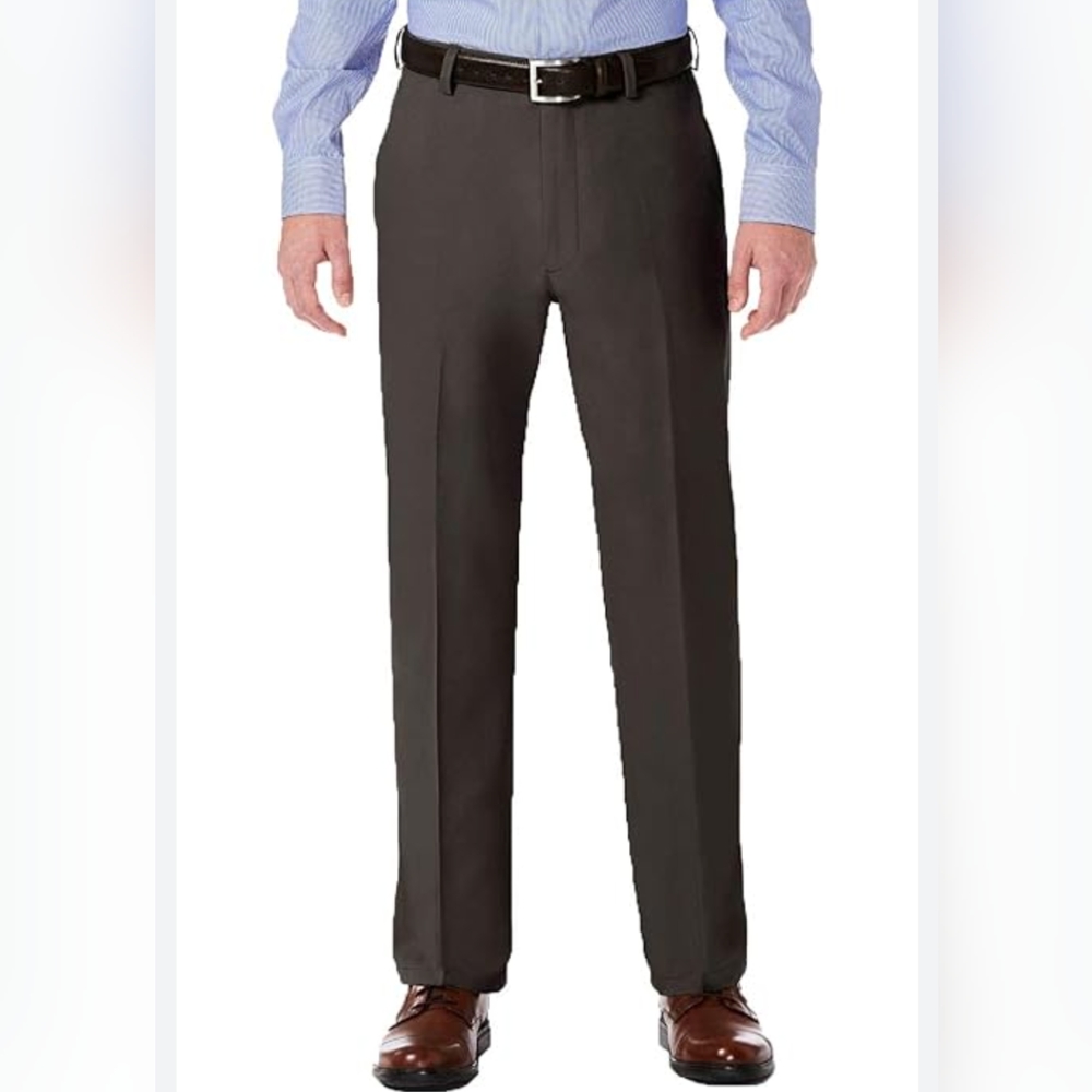 Haggar H26 Men's Performance 4 Way Stretch Classic Fit Trouser Pants 36x30